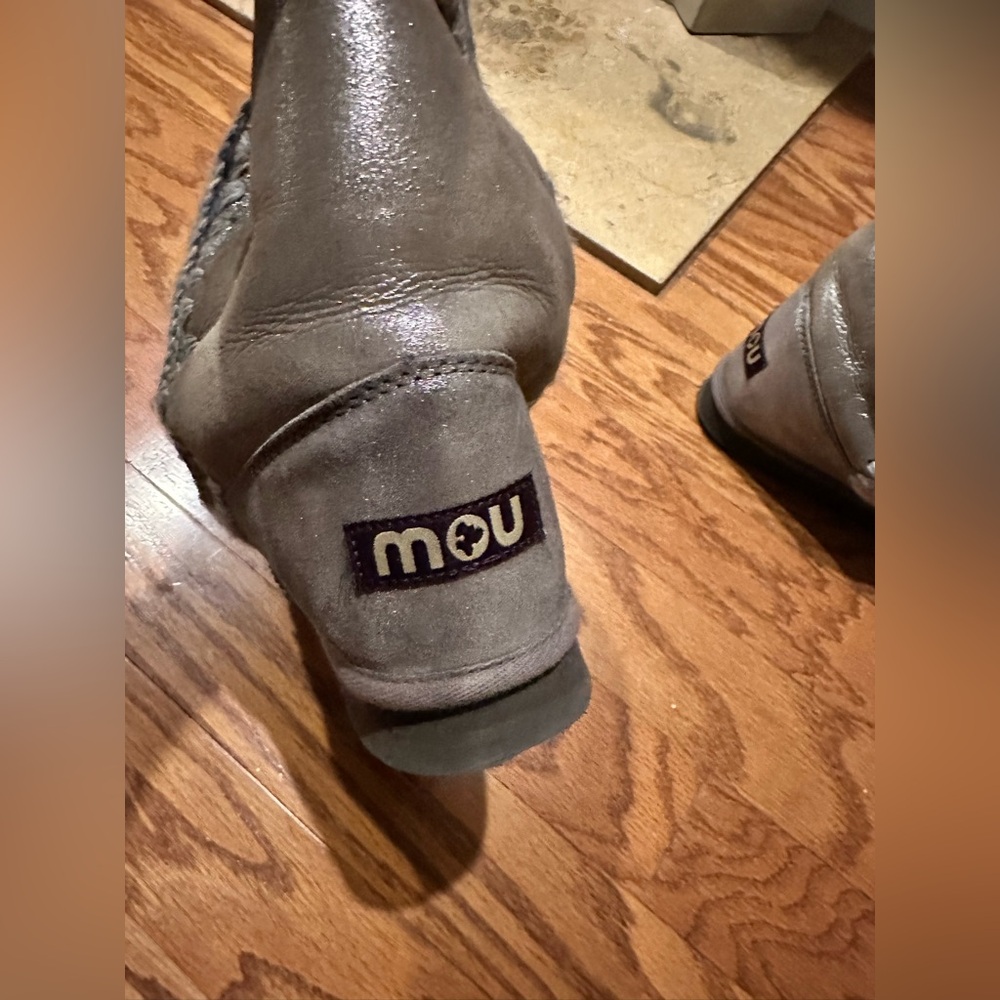 Mou Metallic Silver Eskimo 24 Boots - Picture 3 of 5